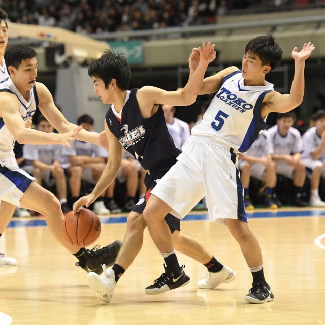男子2回戦　桐光学園(神奈川)　74-83　育英(兵庫)