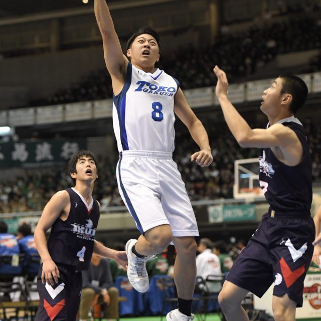 男子2回戦　桐光学園(神奈川)　74-83　育英(兵庫)