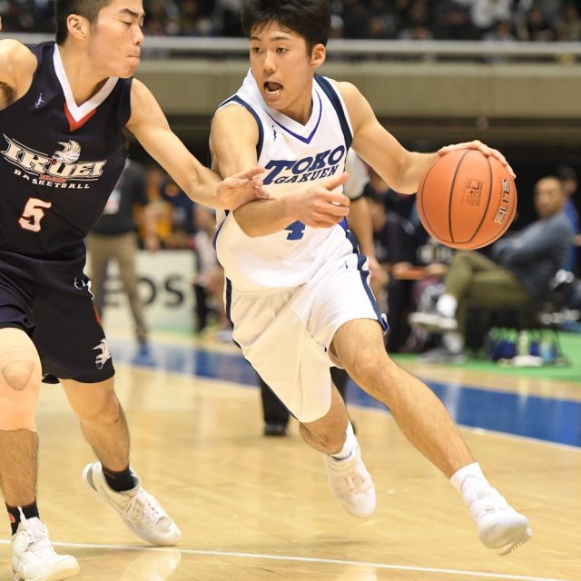 男子2回戦　桐光学園(神奈川)　74-83　育英(兵庫)