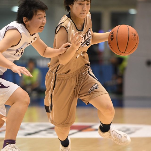 女子1回戦　県立中津北(大分)　41-71　浜松開誠館(静岡)
