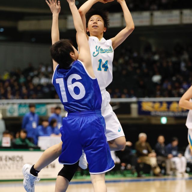 女子準々決勝　札幌山の手(北海道)　55-91　昭和学院(千葉)